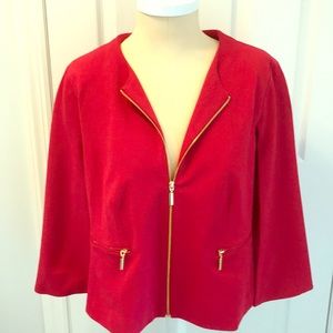 Chico’s size 2 is a size 12 Cape Jacket.